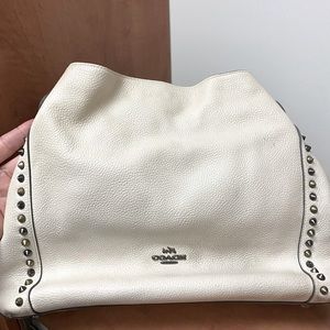 Coach Edie with studs and grommets